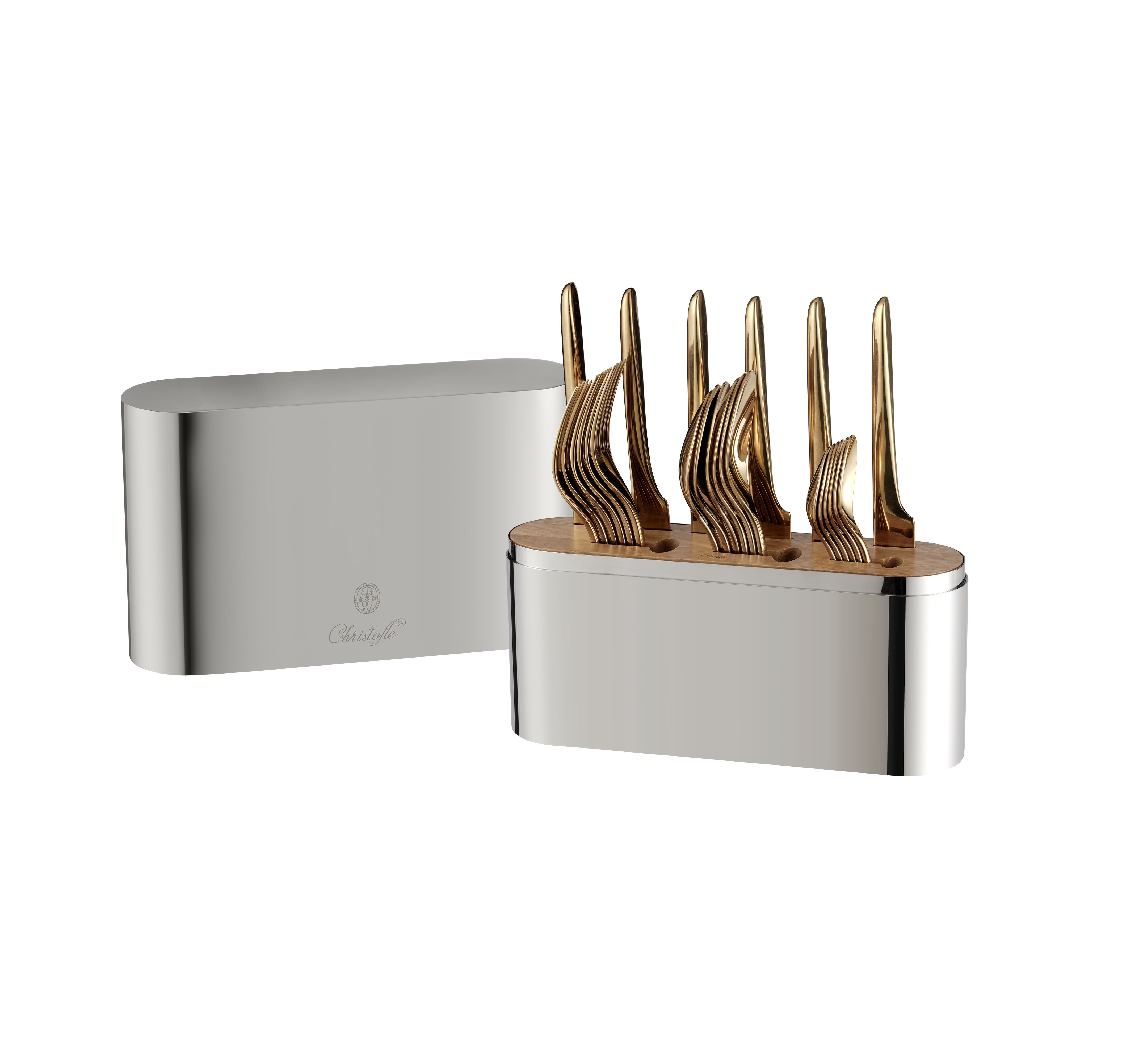 シルバーカラーステンレスケース